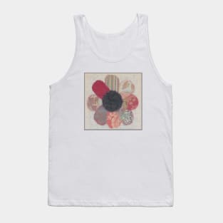 Excerpt from 3 Flowers #2-Pink Flower-Digitally Enhanced Tank Top